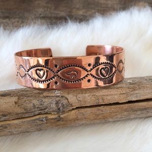 COPY - New Navajo Artisan Handmade Copper Bracelet